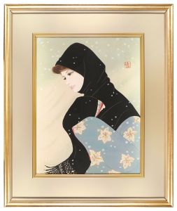 岩田専太郎「午後」 | 山田書店美術部オンラインストア