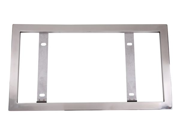 ナンバー枠 角パイプ型 ステンレス 大型用 - トラックボディパーツ