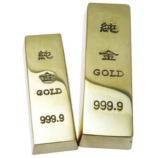 真文鎮鎮 インゴット風文鎮」2種 東京・三鷹「山口文林堂」書道用品