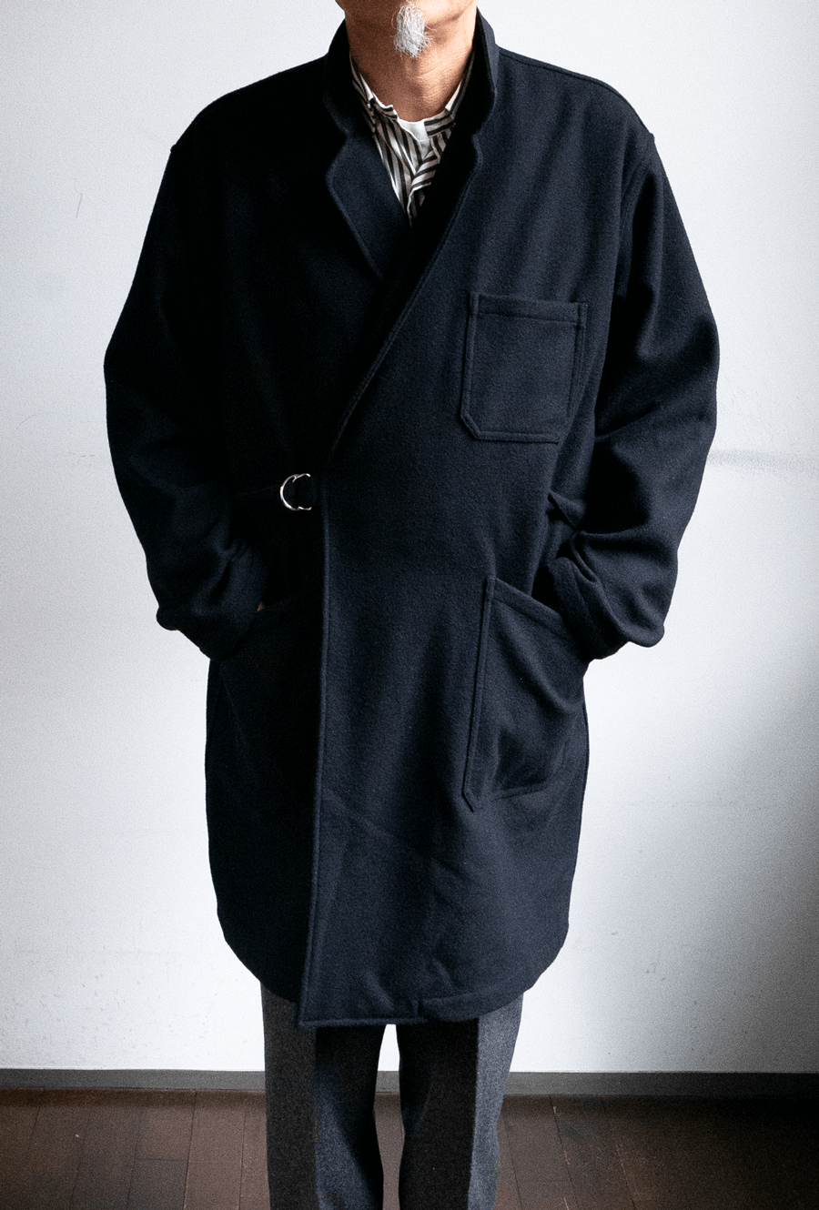 VETRA Felted Wool Tielocken Jacket | 大阪心斎橋のメンズ洋服の