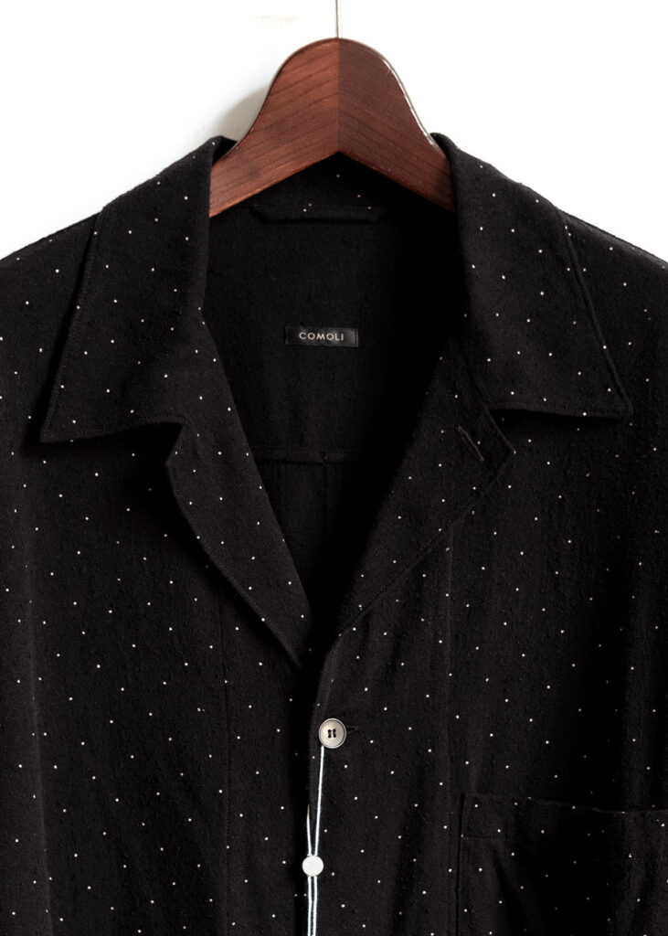 COMOLI シルクノイル シャツジャケット | 大阪心斎橋のメンズ洋服の