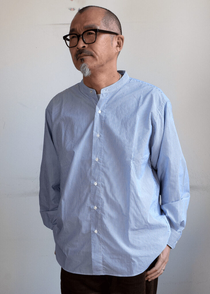 CIOTA Band Collar Shirt | 大阪心斎橋のメンズ洋服のセレクトショップ