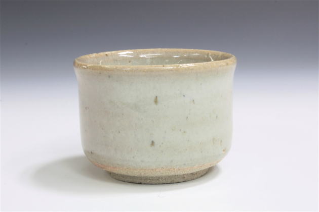 柳瀬美術店 / 12代中里太郎右衛門「斑唐津ぐい呑」共箱[NAKAMZATO