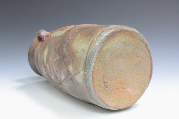 柳瀬美術店 / 金重陶陽「備前耳付花入」共箱[KANESHIGE Toyo]Flower vase