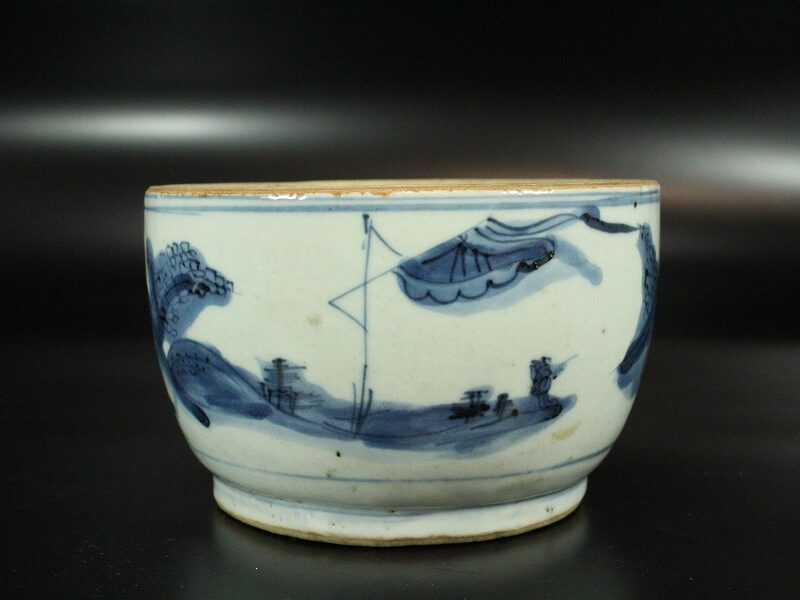 中国古美術•文房具•清時代蓝釉香炉：XG44-1 中国古美術•文房具•清時代