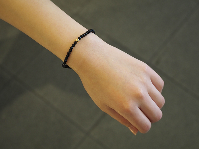 Cotubu】ブラックオニキス4mmブレス14kgf入 お数珠の安田念珠店へ