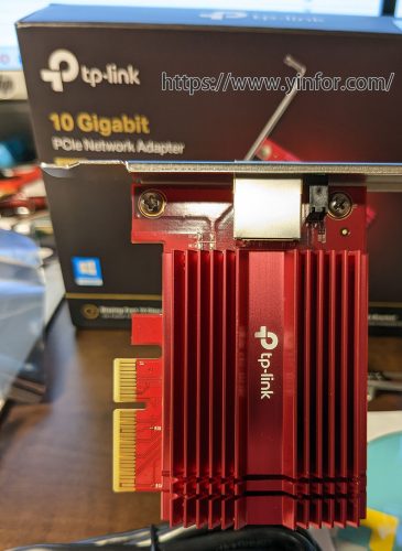 TP-link 10Gbe PCIe Network Card TX401 - David Yin's Blog