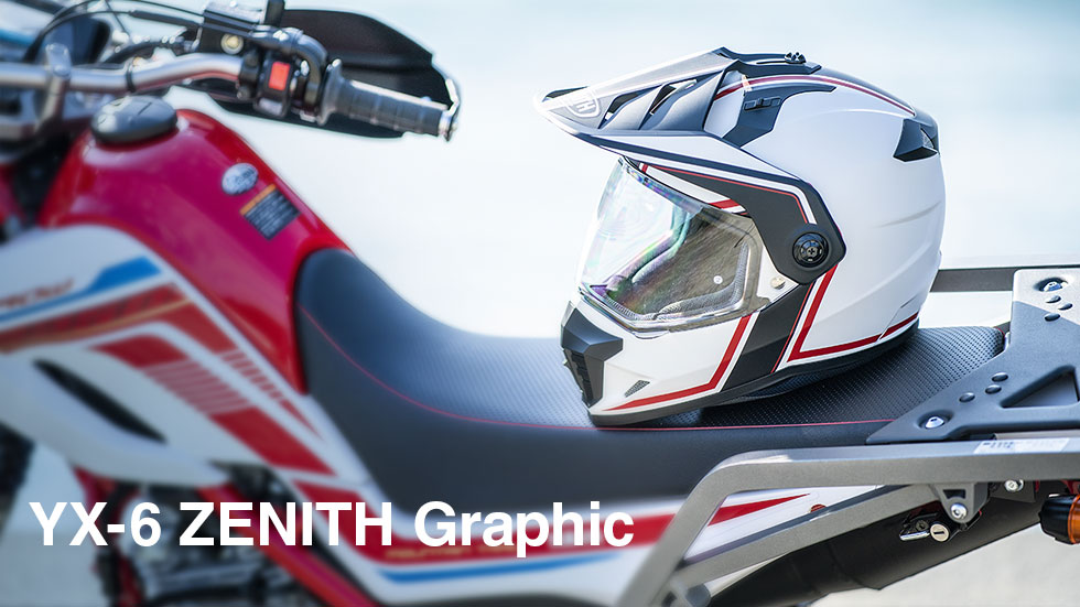 YX-6 ZENITH Graphic（ブルー／レッド） | ヤマハ発動機グループ