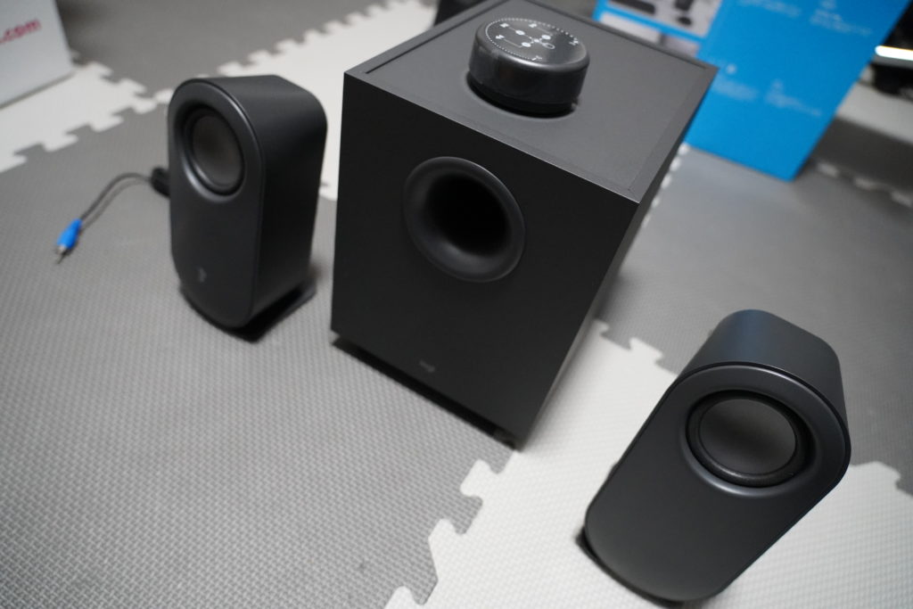 Logicool製 Bluetooth PCスピーカーZ407はスバラシイ操作性とズドンと
