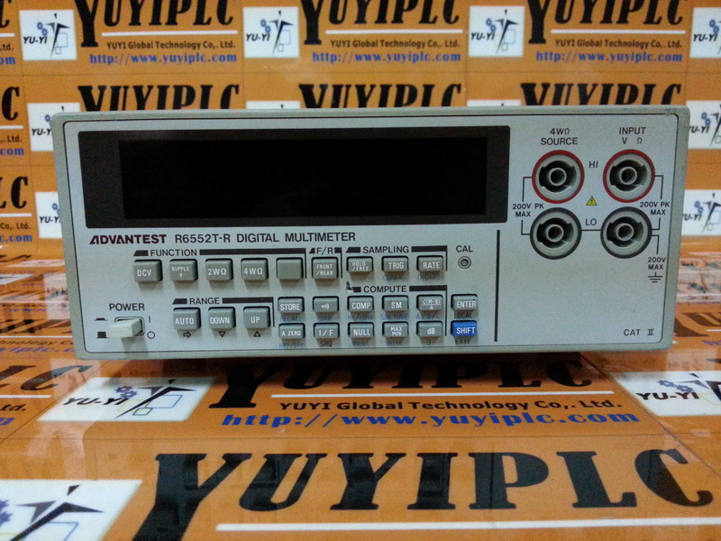 ADVANTEST R6552T-R Digital Multimeter - PLC DCS SERVO Control