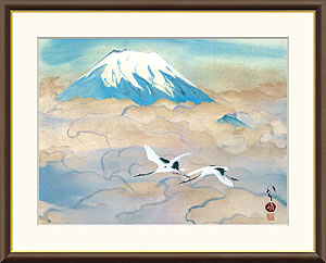 川端龍子作 日本の名画 舞鶴図