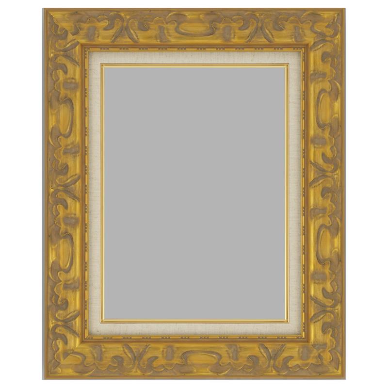 油彩額 フェルセ F4 ゴールド アクリルカバー付 | ゆめ画材