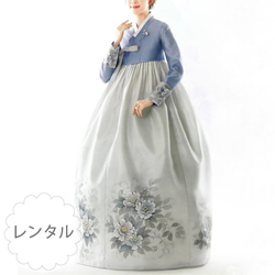 508_チマチョゴリレンタル韓服化繊_バスト80～90cm_身長+靴高さ163