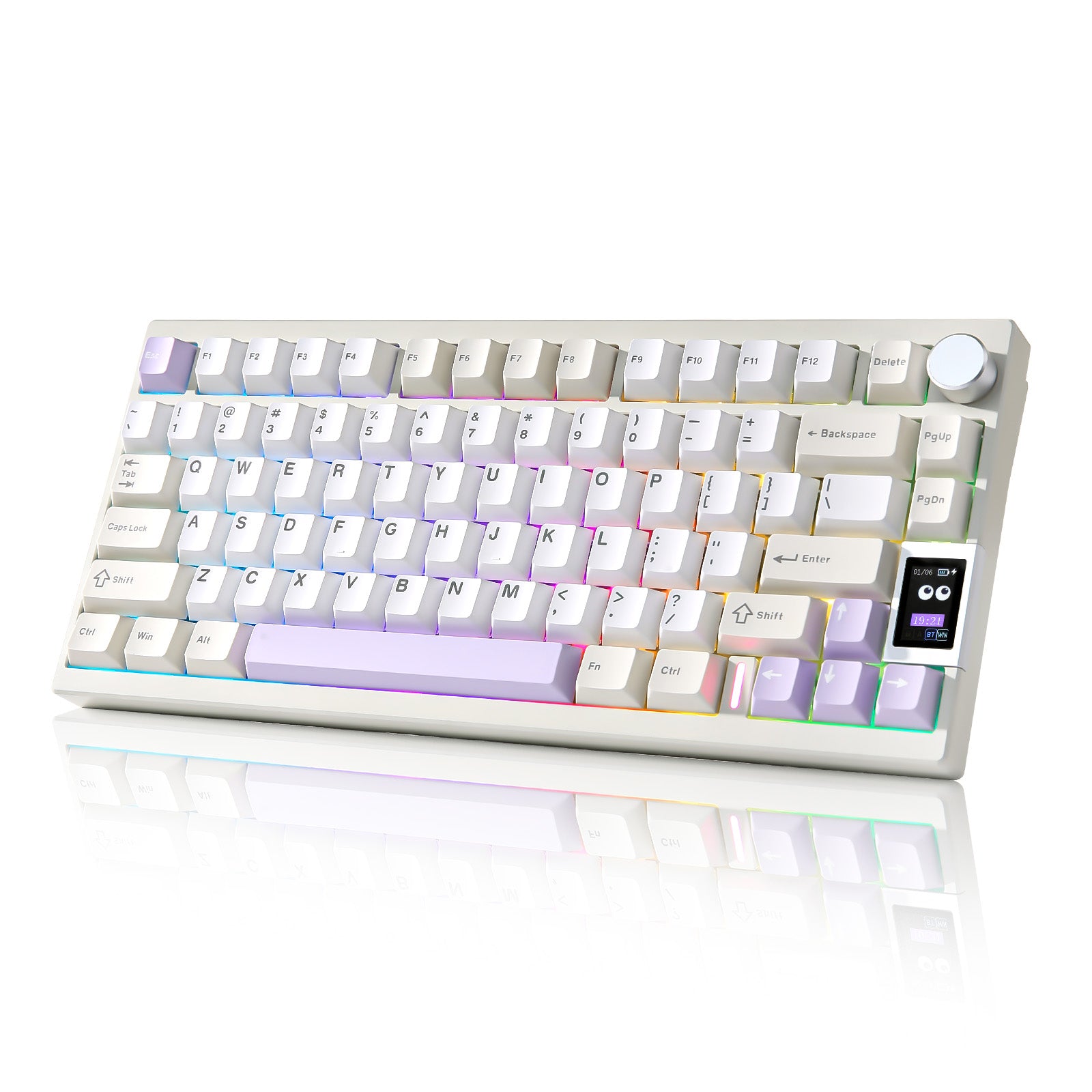 YUNZII AL80 QMK/VIA Aluminum LCD Mechanical Keyboard – YUNZII KEYBOARD