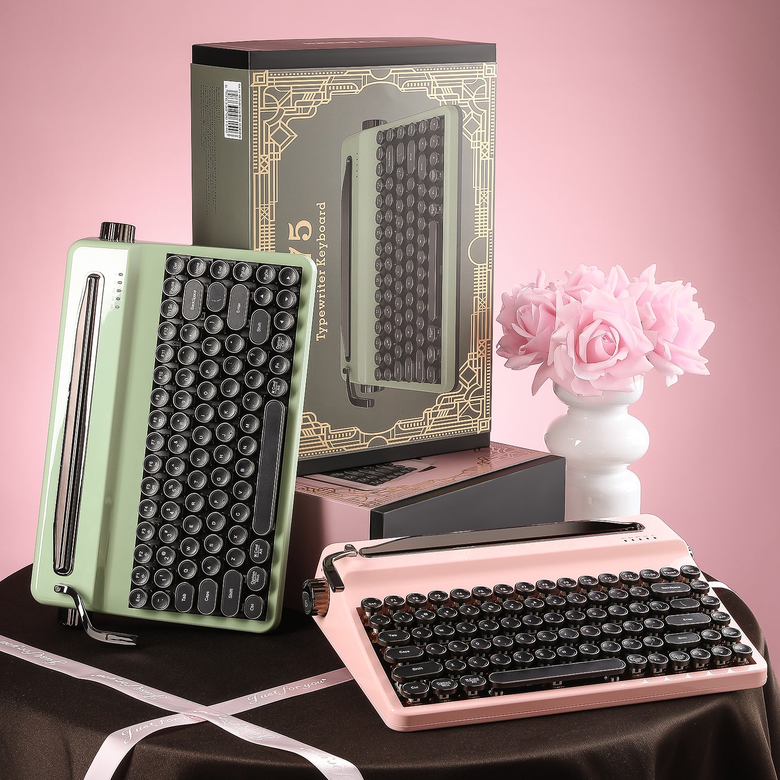 YUNZII QL75 Retro Typewriter QMK/VIA Mechanical Keyboard – YUNZII