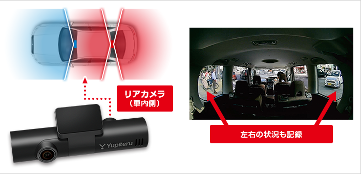 Y-3200｜全方面3カメラドライブレコーダー｜Yupiteru(ユピテル)