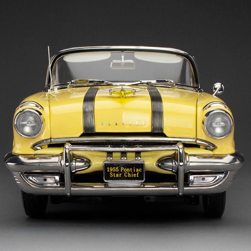 SunStar 1:18 1955 Pontiac Star Chief Diecast Model – YX car model