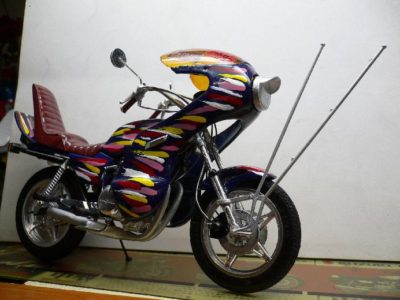 暴走族の前輪のポール・旗竿・旗棒について | Z400LTD.net