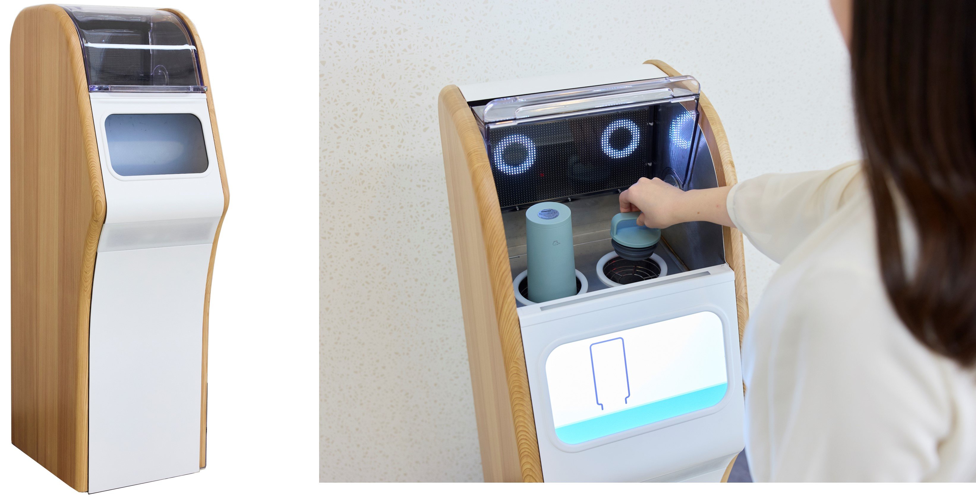 大阪・関西万博の会場内に「マイボトル洗浄機」を10台設置