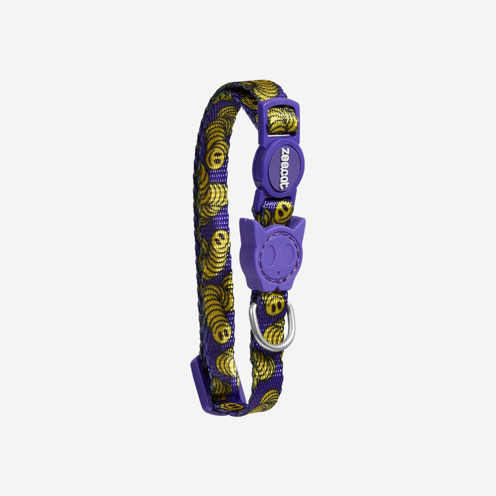 Quick Release Breakaway Cat Collar - Adjustable - Zee.Cat - Zmiley