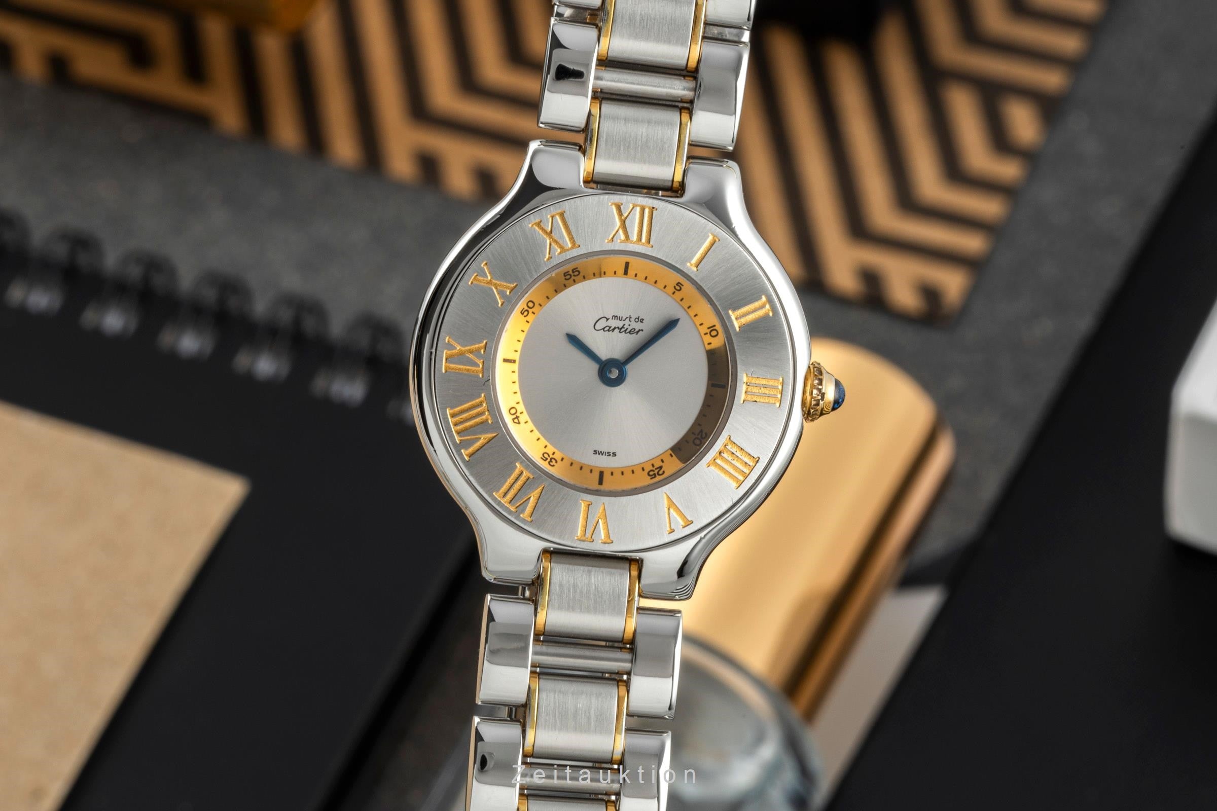 Cartier Must De Cartier 21 gilt / steel quartz Kal. 90 Ref