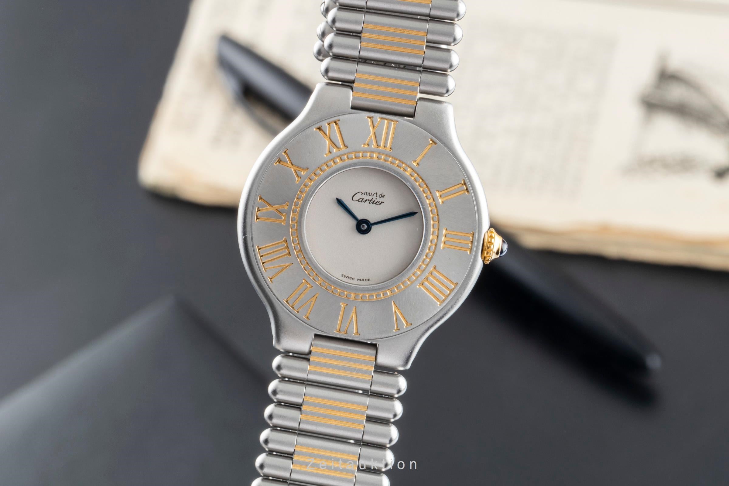 Cartier Must De Cartier 21 gilt / steel quartz Kal. 690 Ref