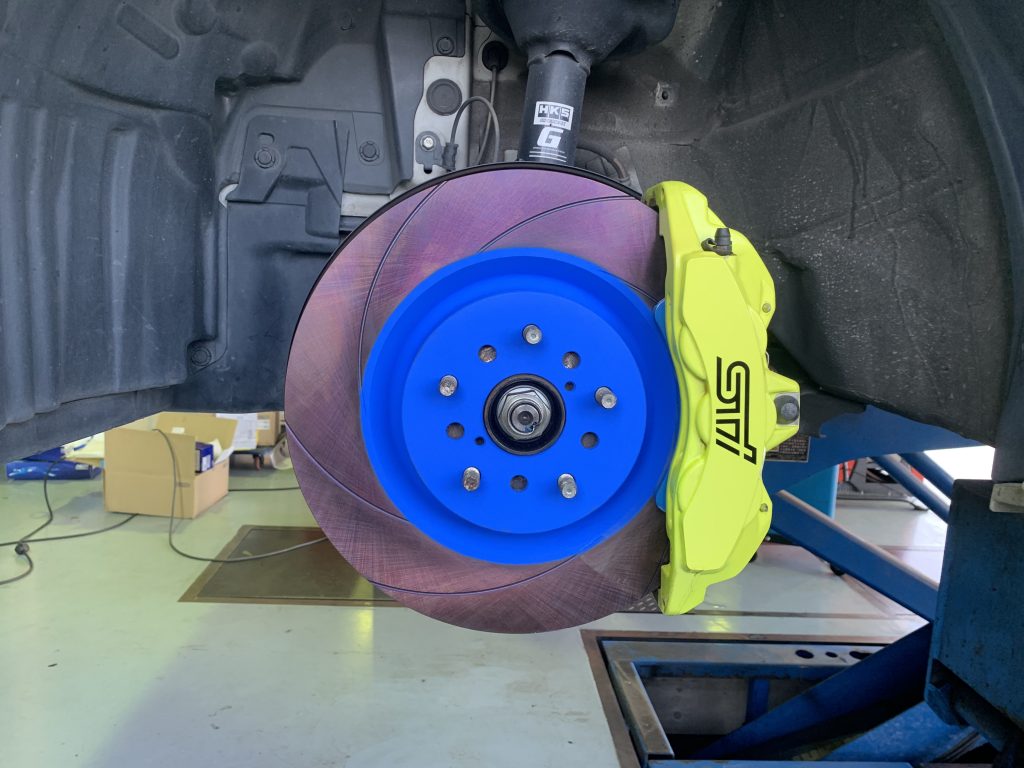 WRX STI F型 ENDLESSブレーキローター・パッド交換 - ZEROMAX