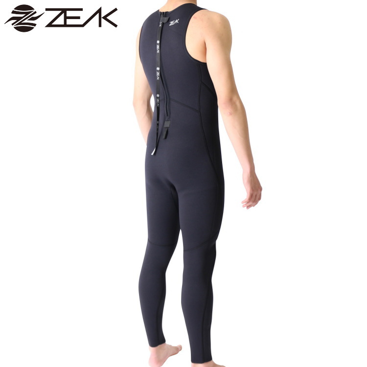 ZEAK(ジーク) ウェットスーツ 男性用 メンズ ロングジョン 3mm