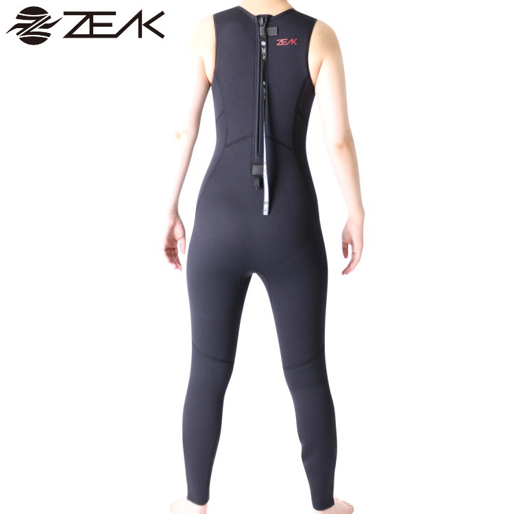 ZEAK(ジーク) ウェットスーツ 女性用 レディース ロングジョン 3mm