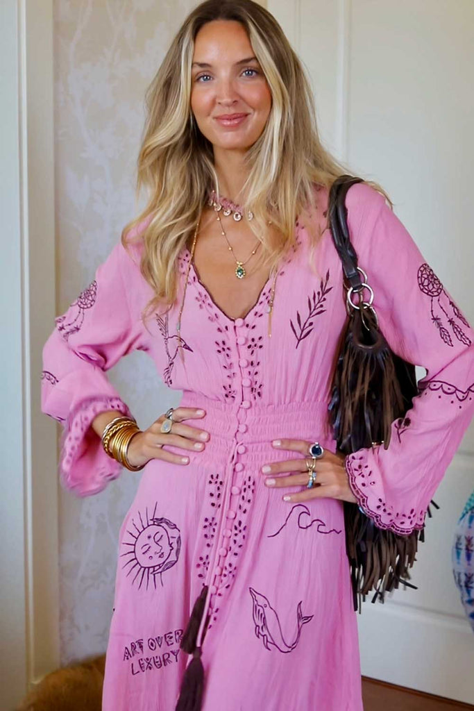 Alma Kimono Dress – ZAIMARA