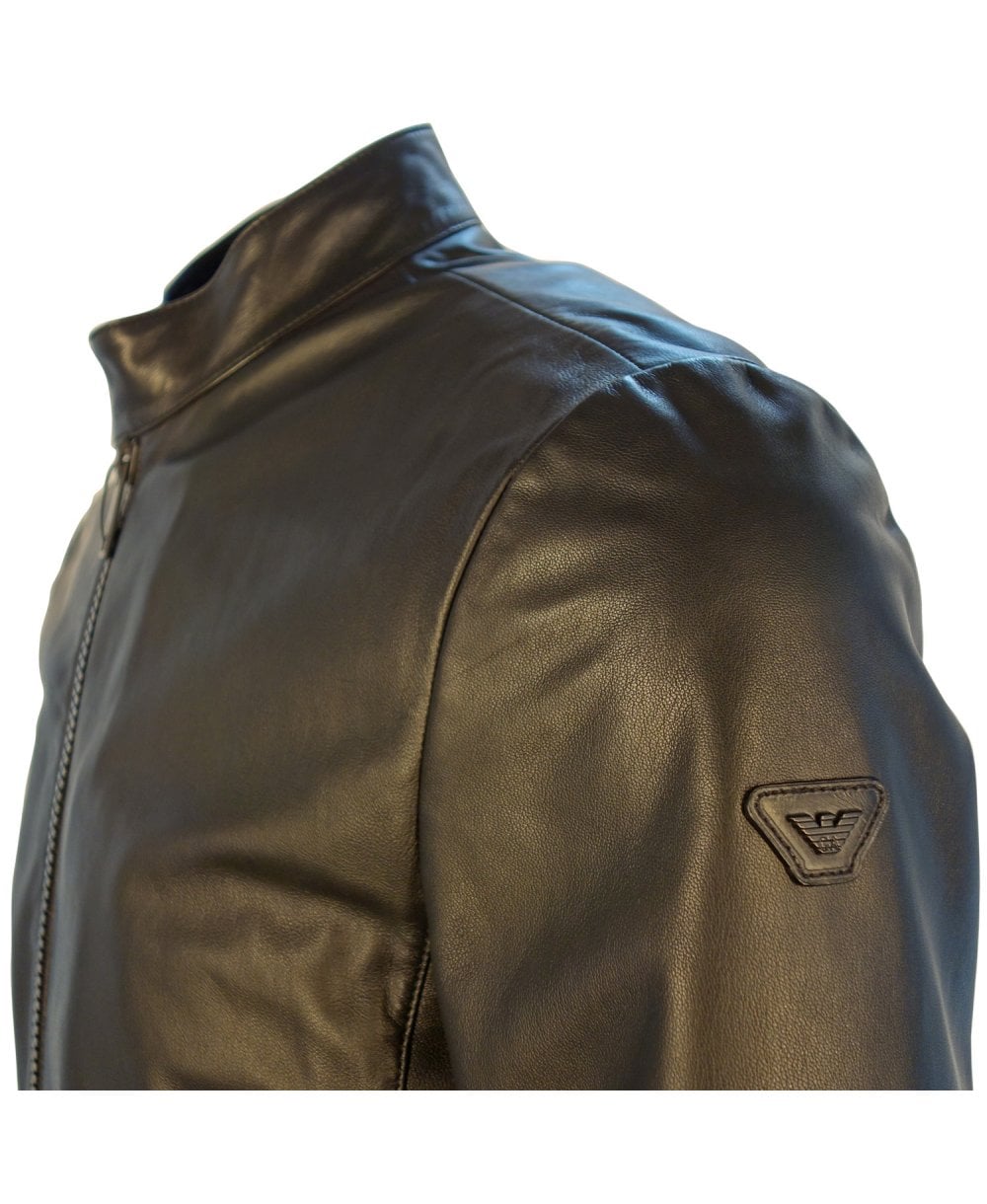 Emporio Armani Jacket Leather Biker