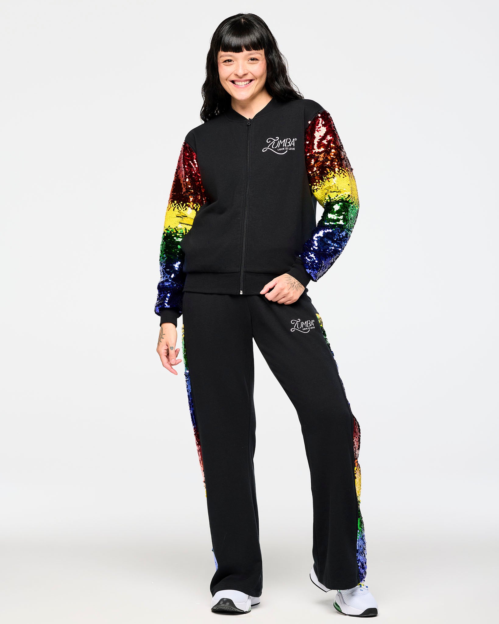 Zumba Bomber Jacket With Sequin Sleeves – Zumba Wear | STRONG iD