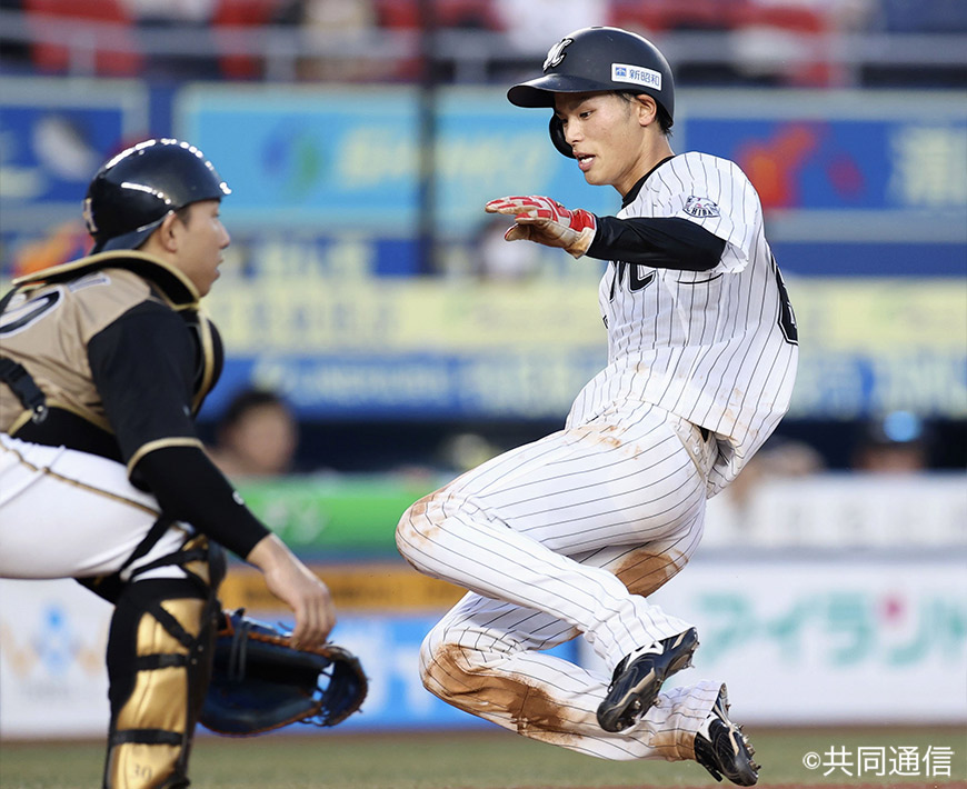 光速王子」見参！ ロッテ和田康士朗。セ・パで「独立＆育成」盗塁王