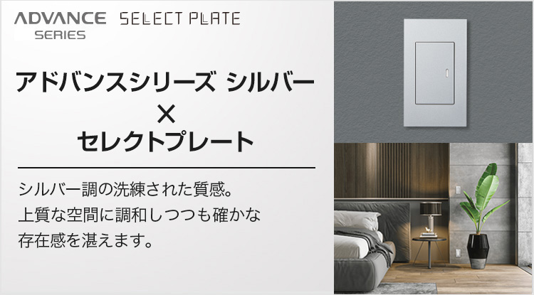アドバンスシリーズ シルバー×セレクトプレート | アドバンスシリーズ
