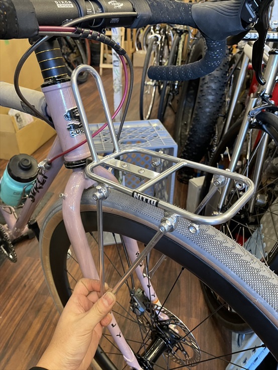 NITTO 「日東」 / M-1B front rack / シルバー / フロントキャリア