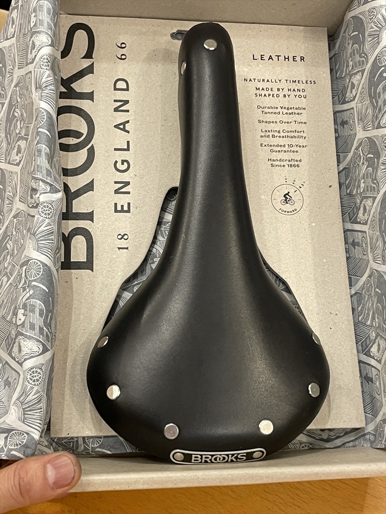 BROOKS[ブルックス]レザーサドル・SWALLOW B15 CHROME