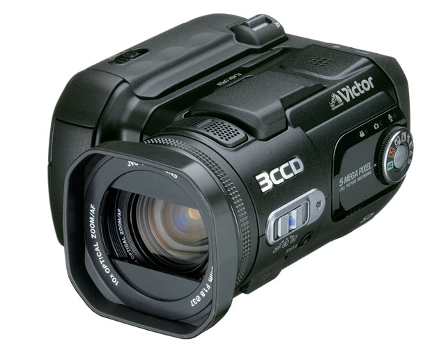 JVC製ビデオカメラGZ-RX500 防水」「防塵」「耐衝撃」「耐低温」に対応