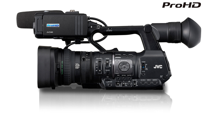 JVC GY-HM280業務用ビデオカメラ AZDENマイク バッテリー5個付き JVC