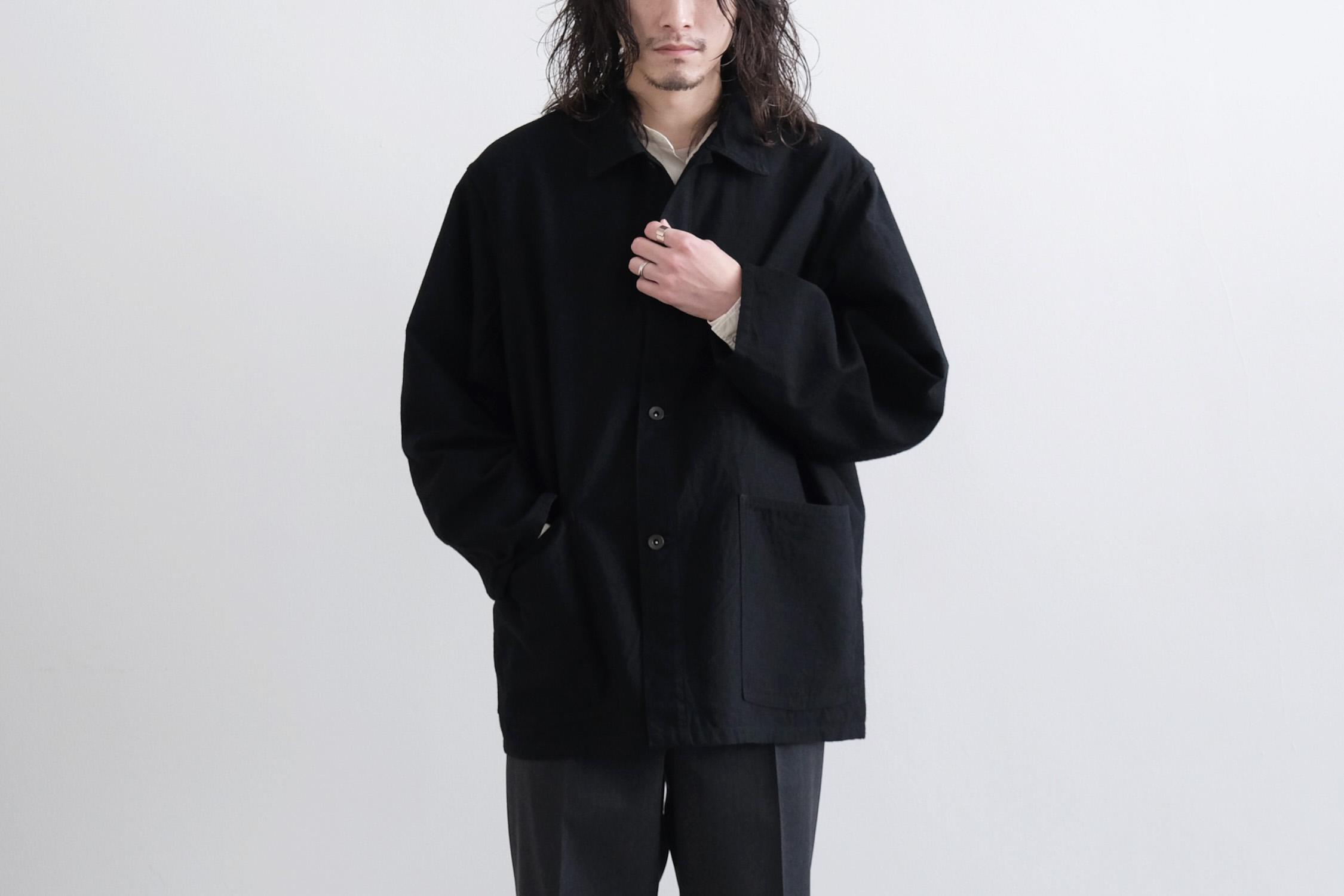 WOOL COTTON MOLESKIN JACKET - WUNDER