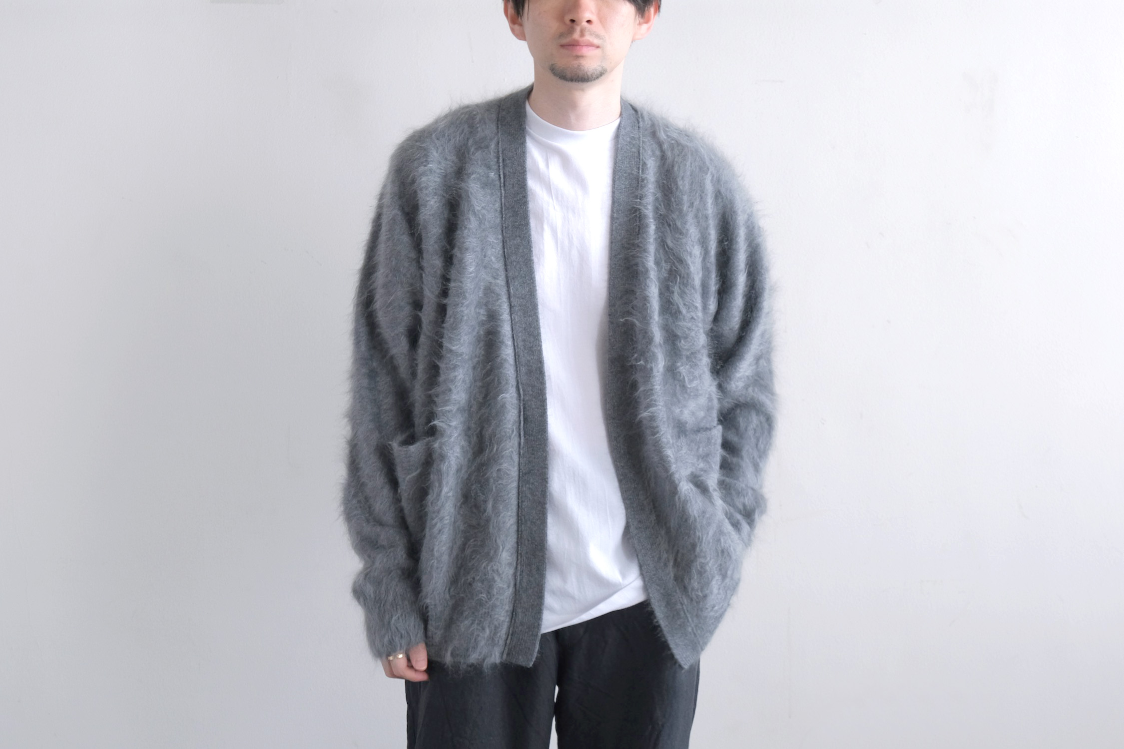 CASHMERE FUR N/B CARDIGAN - WUNDER