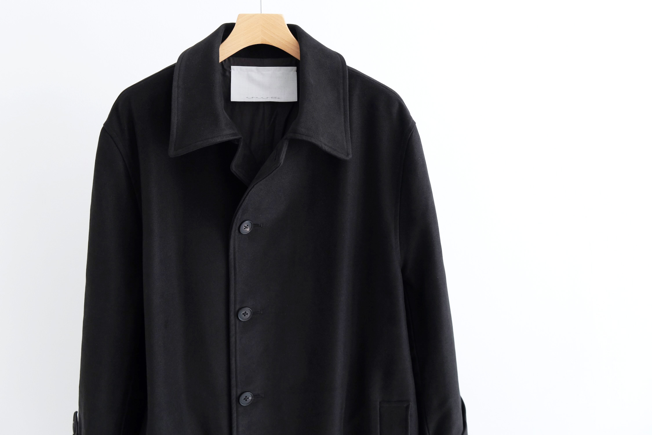 HIGH COUNT MOLESKIN SPLIT RAGLAN OVER COAT - WUNDER