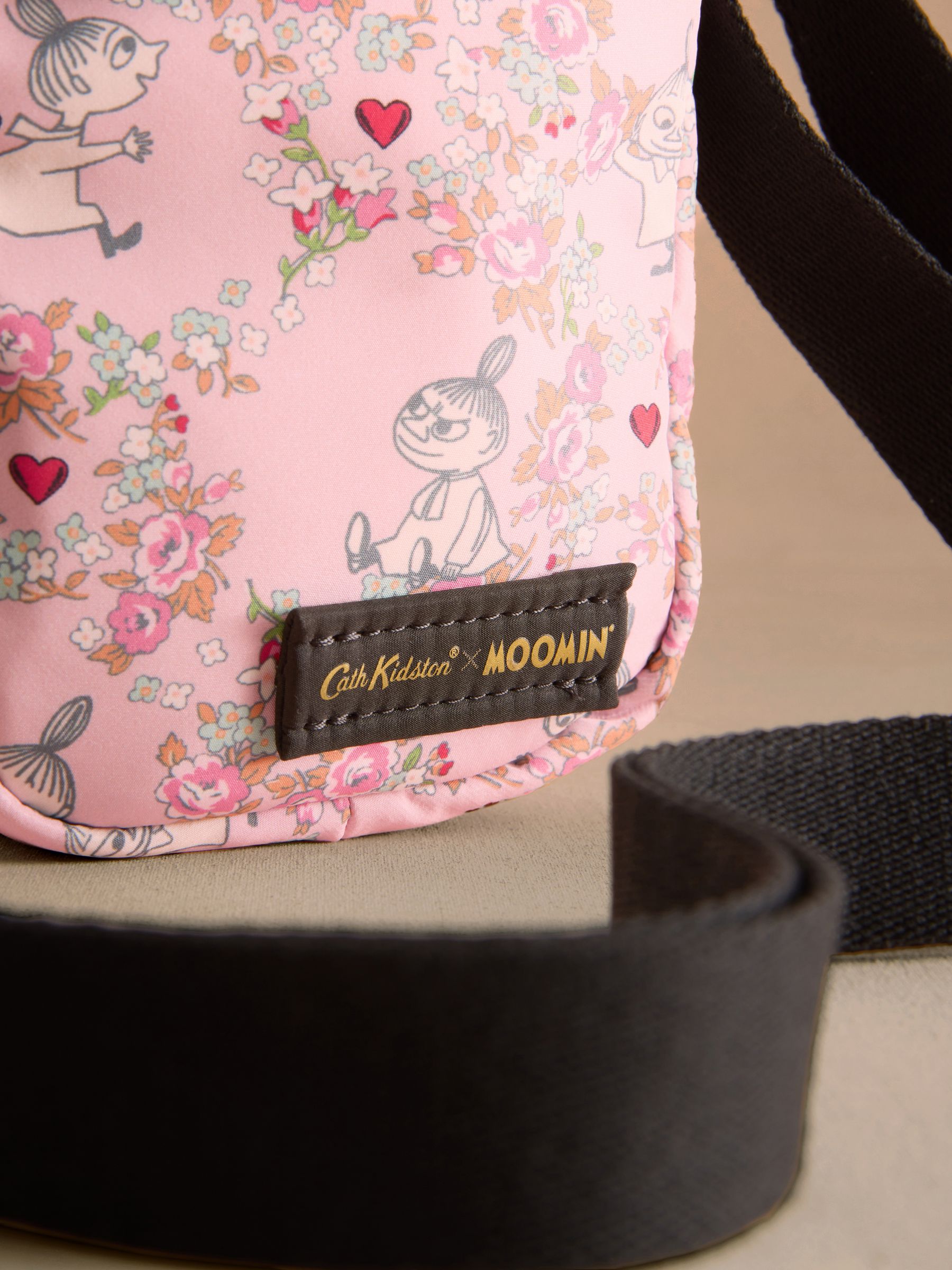 Buy Cath Kidston Pink Little My Moomins Cross-Body Phone Bag from