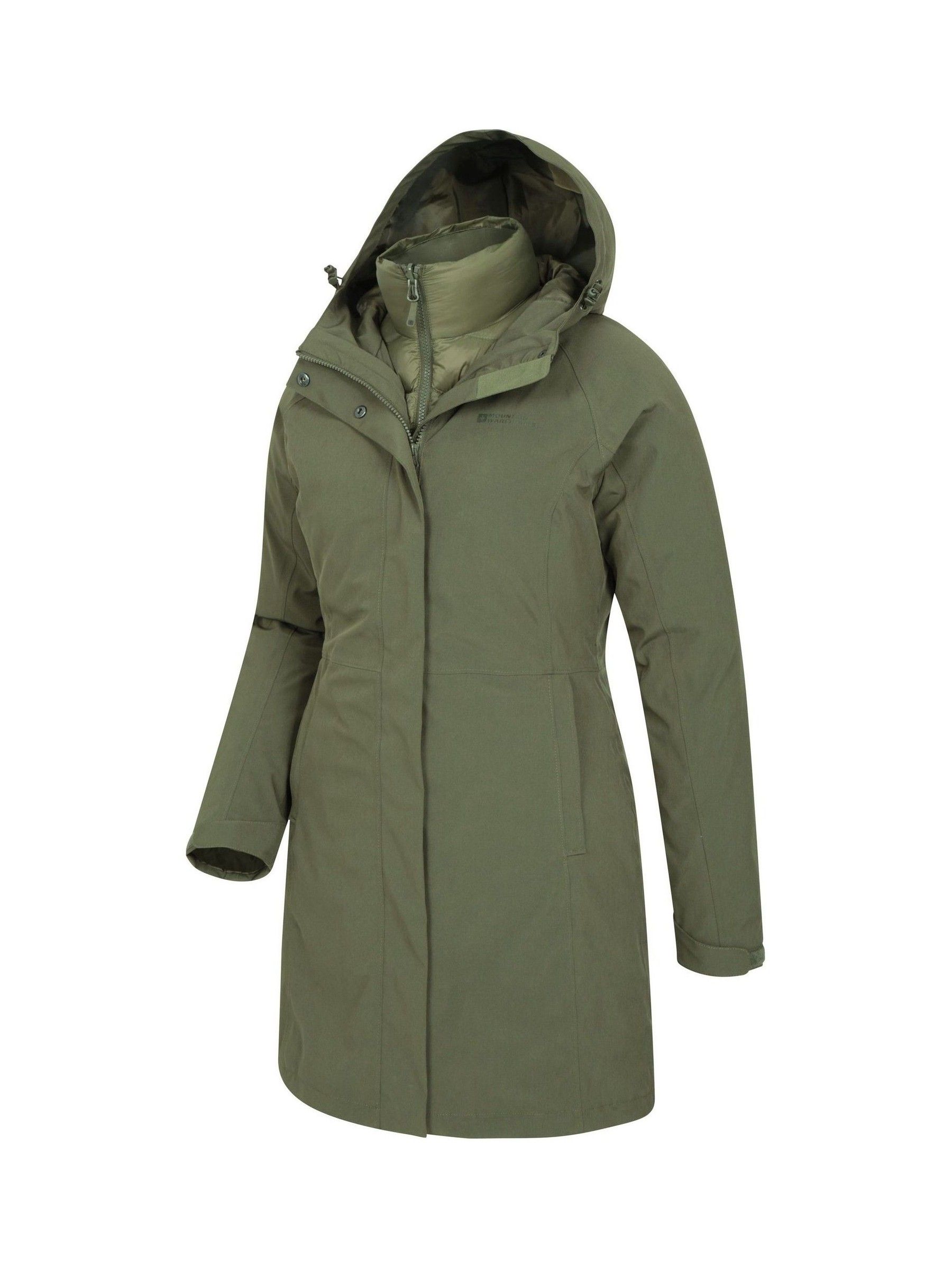 Buy Mountain Warehouse Green Womens Alaskan 3-In-1 Waterproof Long