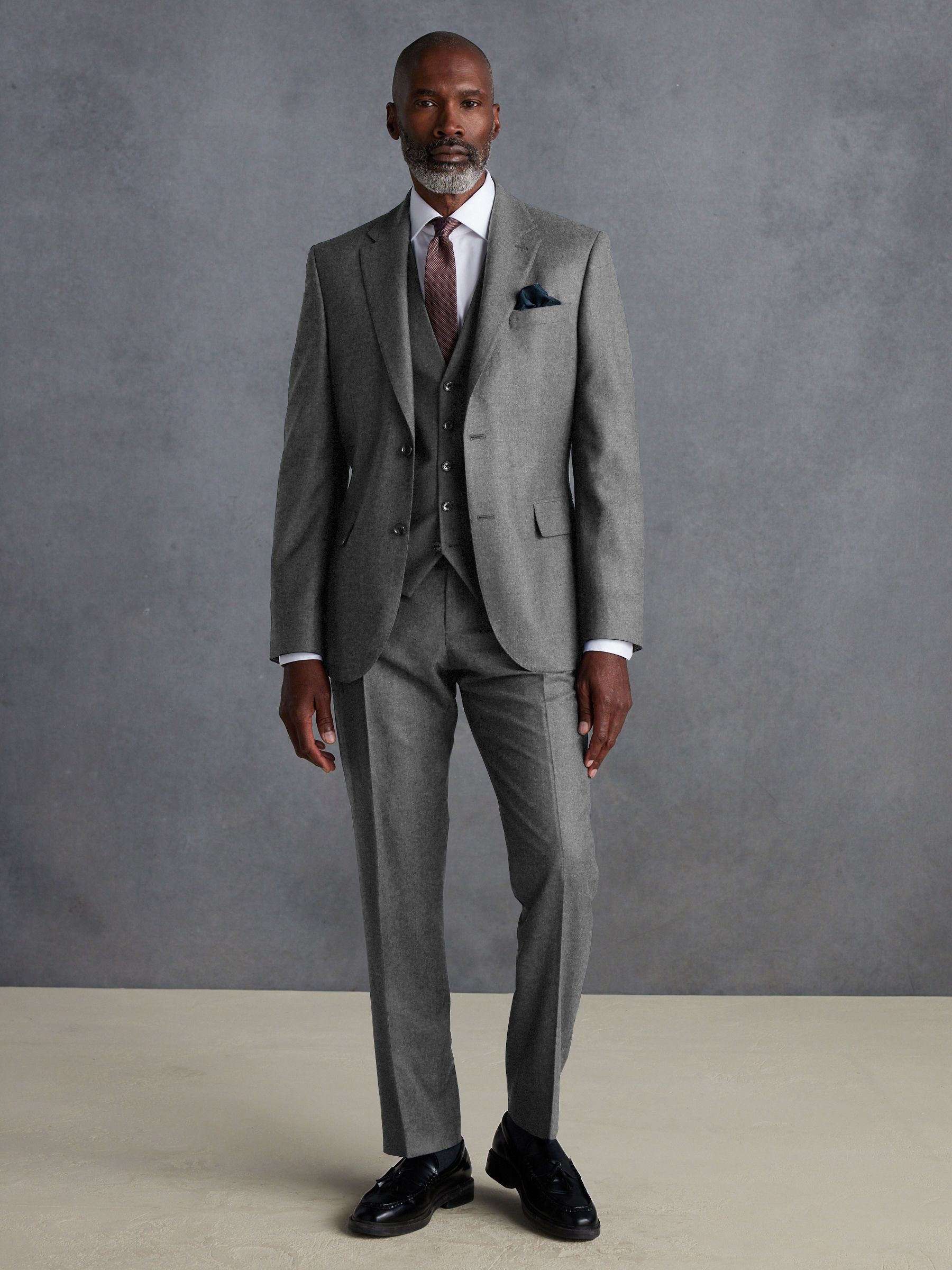 Next：日本 グレー - シグネチャー Zignone イタリアンウールカシミア