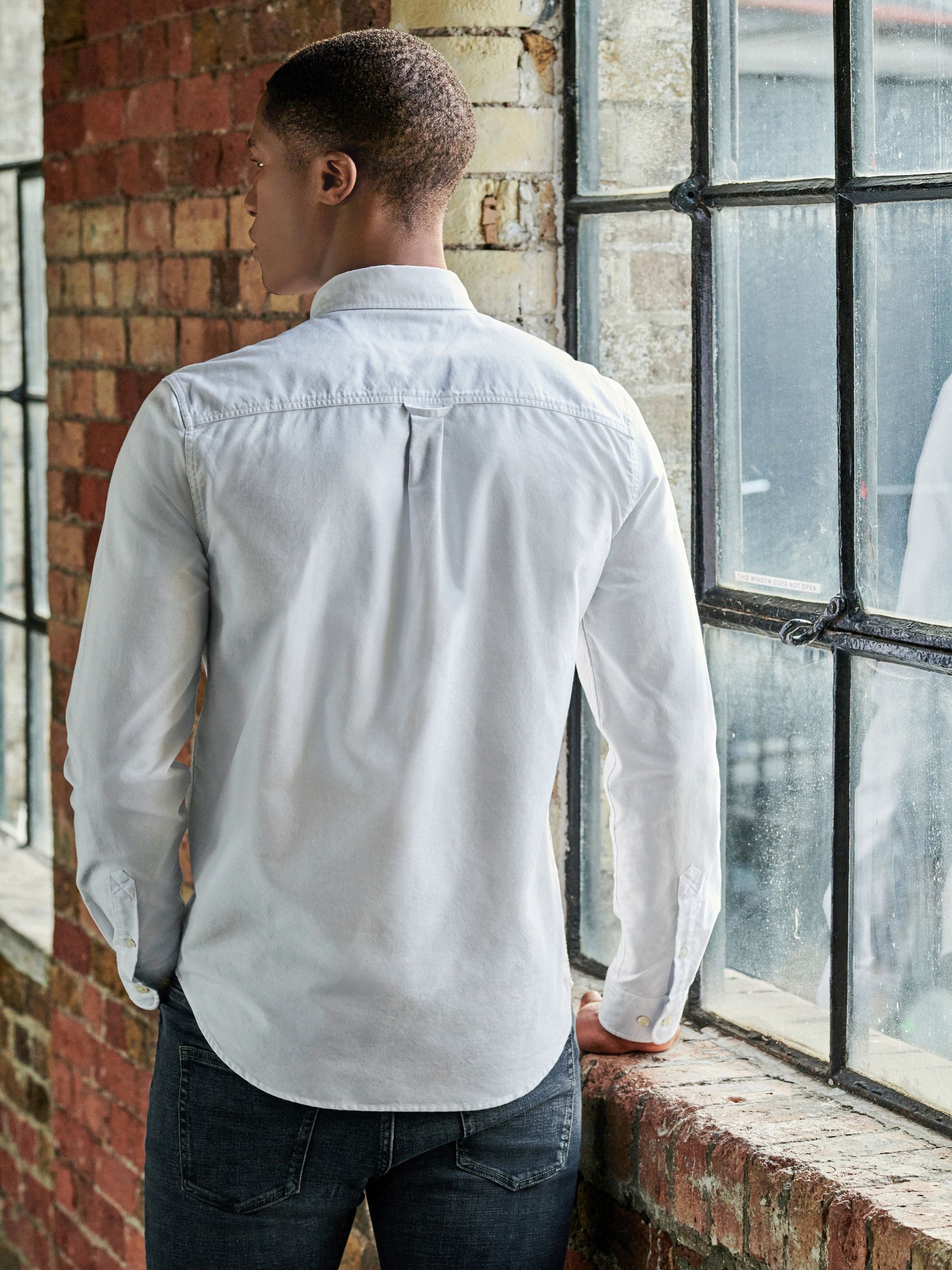 Buy White Regular Fit Long Sleeve Oxford Shirt from Next USA