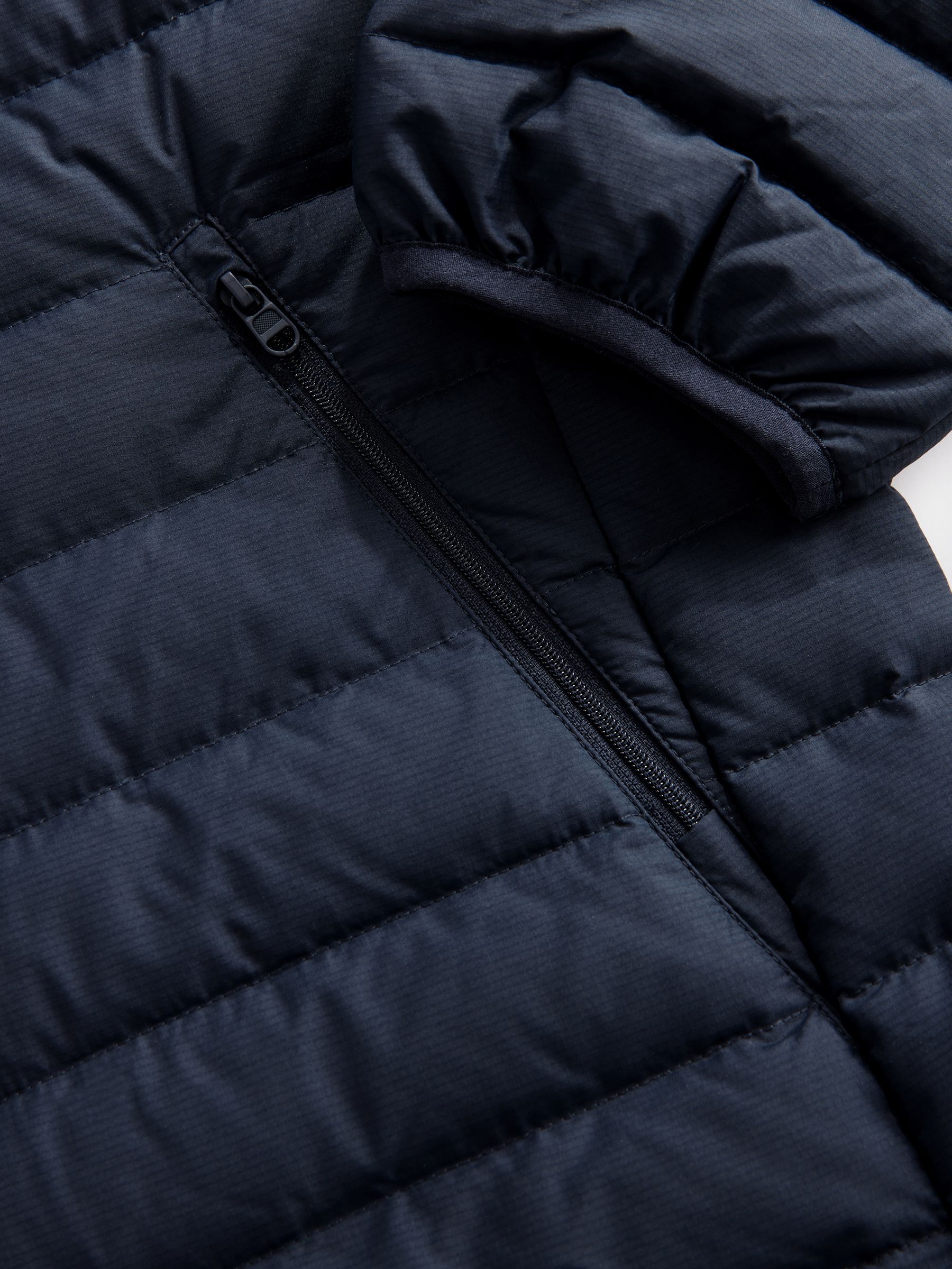 Next：日本 ネイビー ブルー - ダウンジャケット 小雨耐性 軽量 フード