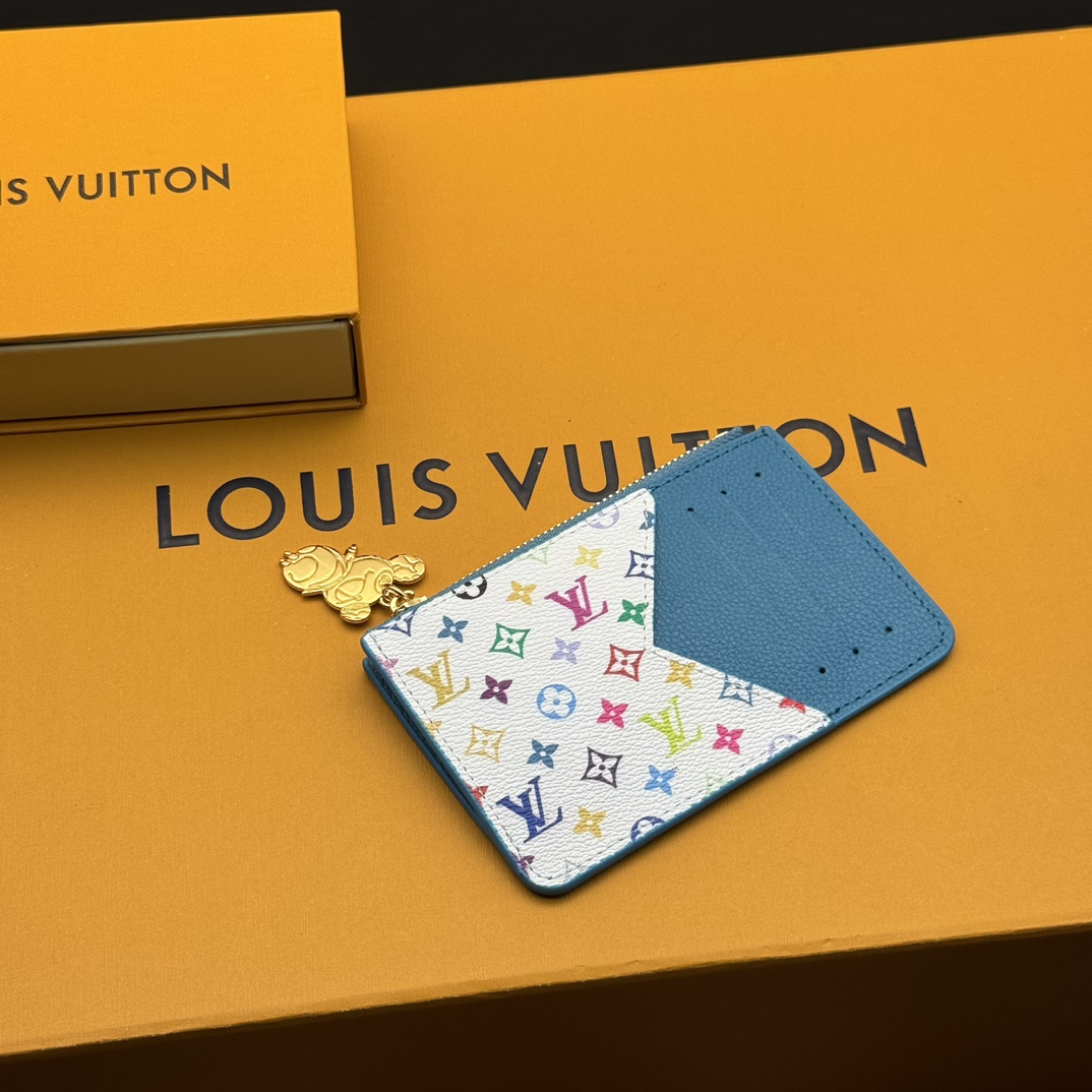 ルイ・ヴィトン x 村上隆 カードケース - 彩り豊かなデザイン - コピー