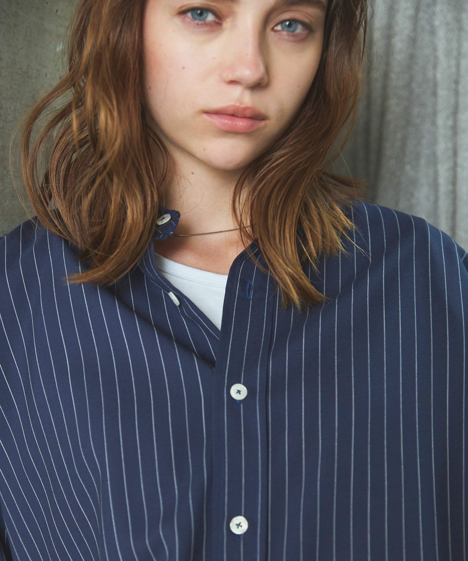 OPENING ACT] 尾州ウールリラックスフィットシャツ | OPENING ACT