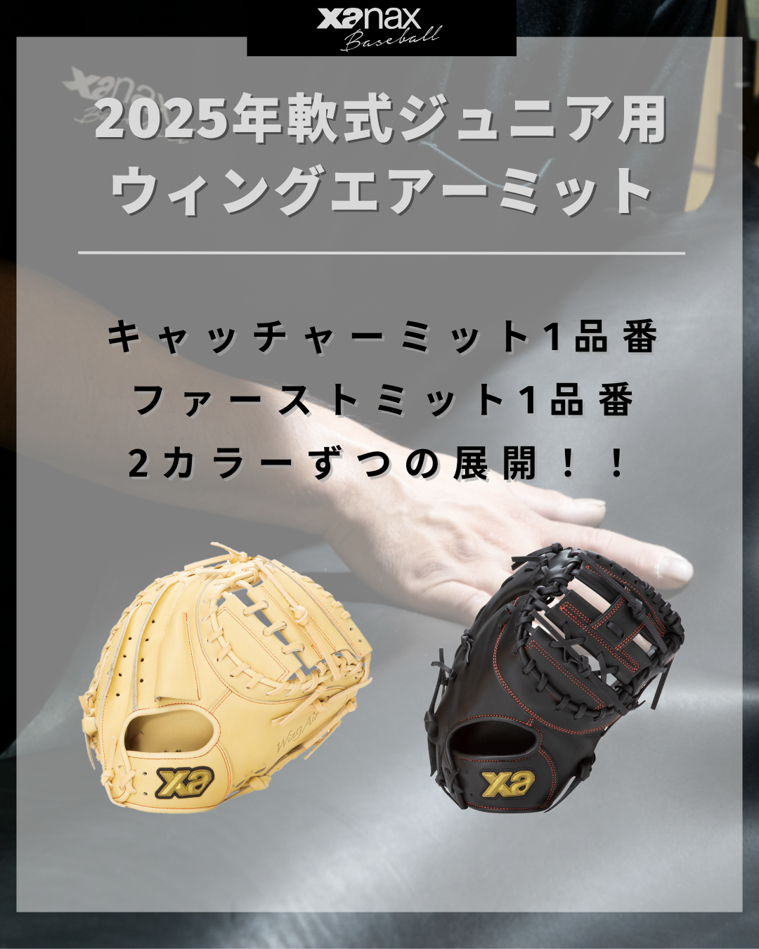 軟式ジュニア用キャッチャーミット 【MC1型】｜ザナックス公式