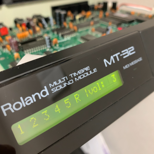 Rolandの伝説的DTM音源「MT-32」をメンテナンスする - えくしび